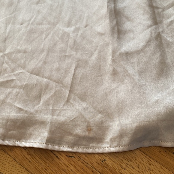 Forever 21 Ivory Gold Mini Dress Size Small - Picture 3 of 10